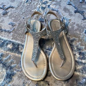 like new gold sandals